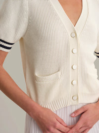 525 America Avalon Puff Sleeve Cardigan