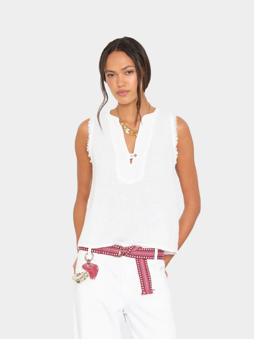 Xirena Portia Cotton Gauze Top