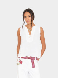 Xirena Portia Cotton Gauze Top