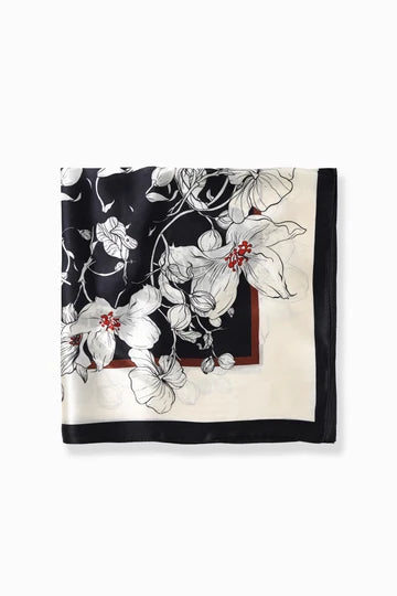 Common Knit Silk Bandana Scarf
