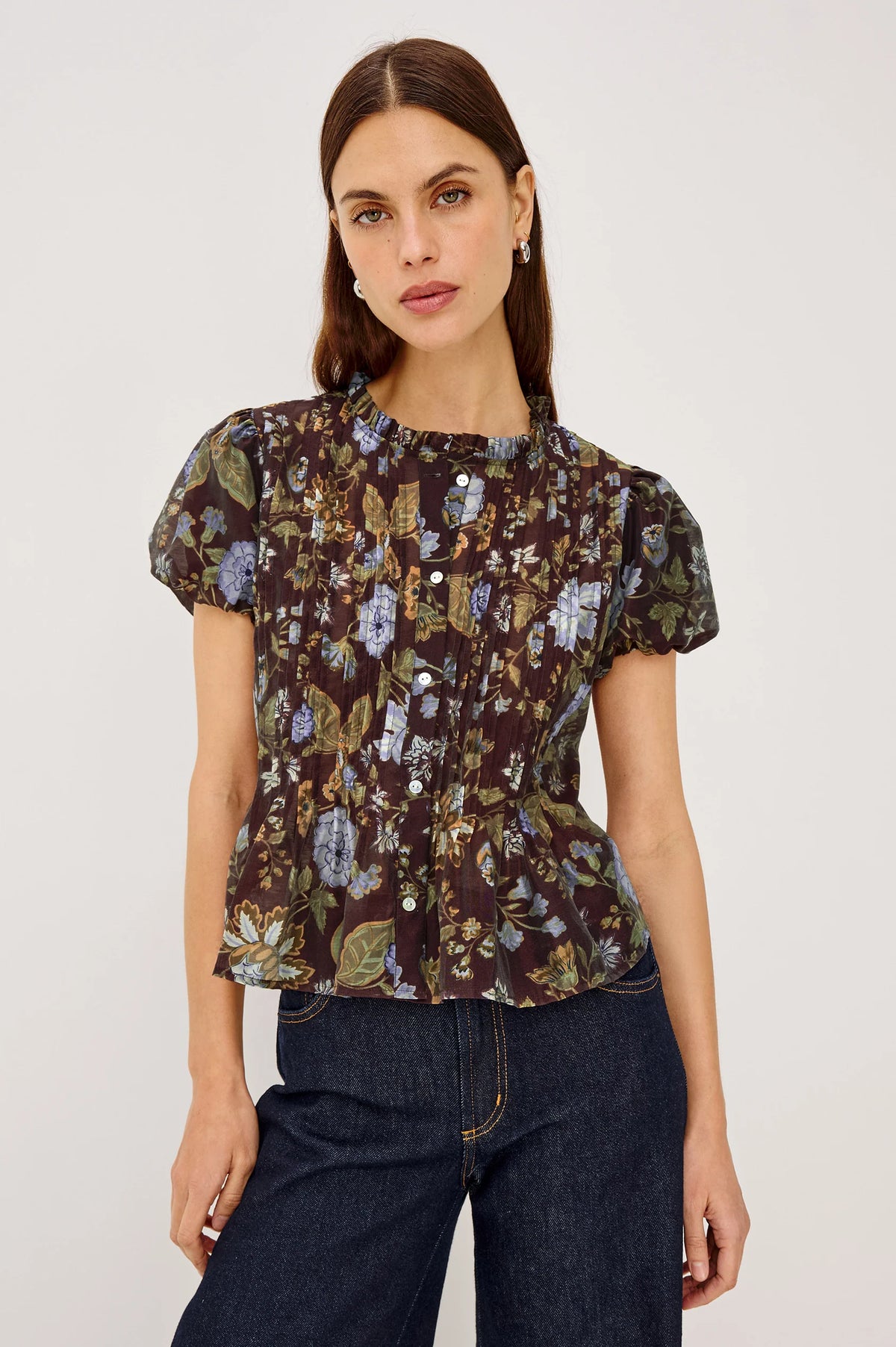 Rails Pepper Floral Print Blouse