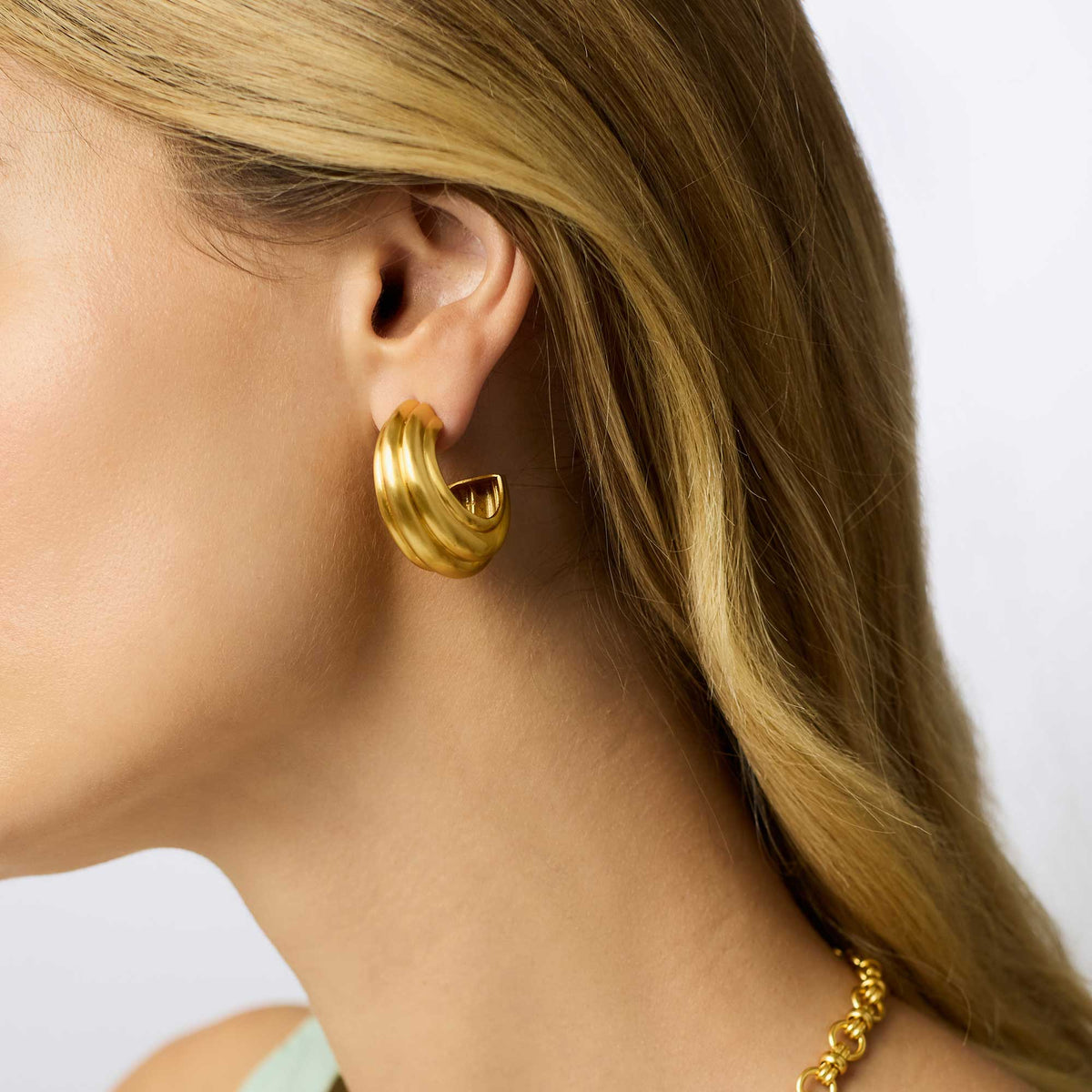 Julie Vos Portofino Statement Hoop Earring