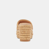 Dolce Vita Throne Wedges Light Natural Raffia