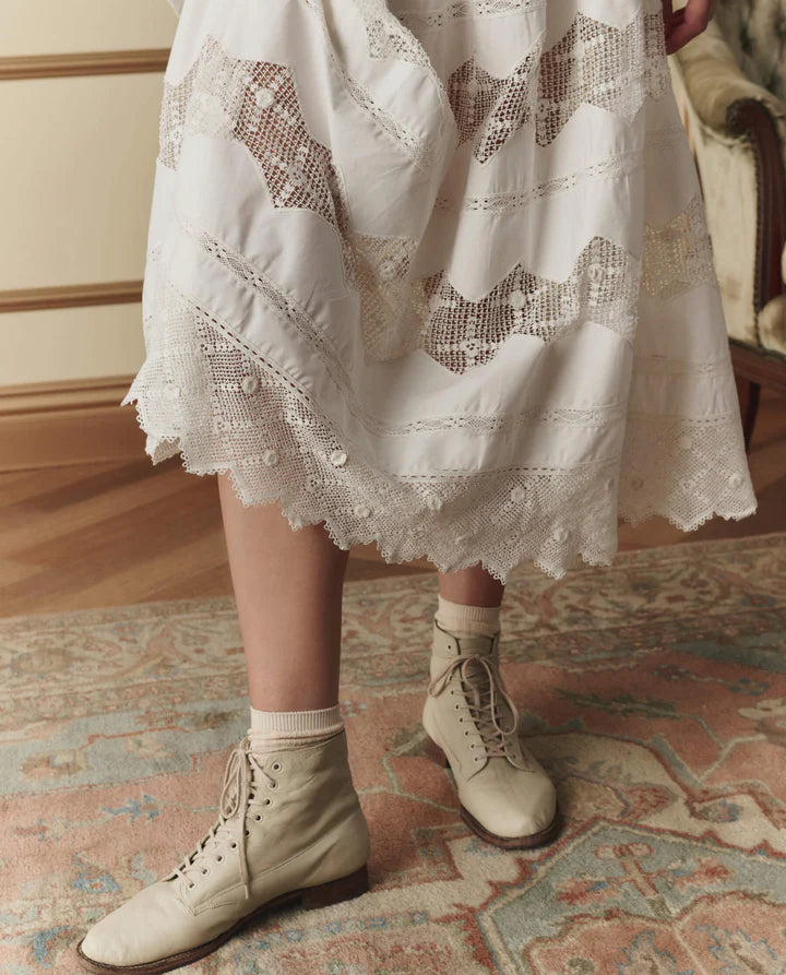 The Great Rosette Crochet Canary Skirt