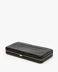 Clare V Le Tabac Croco Leather Clutch