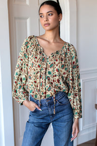 Emerson Fry Lucy Floral Paisley Blouse