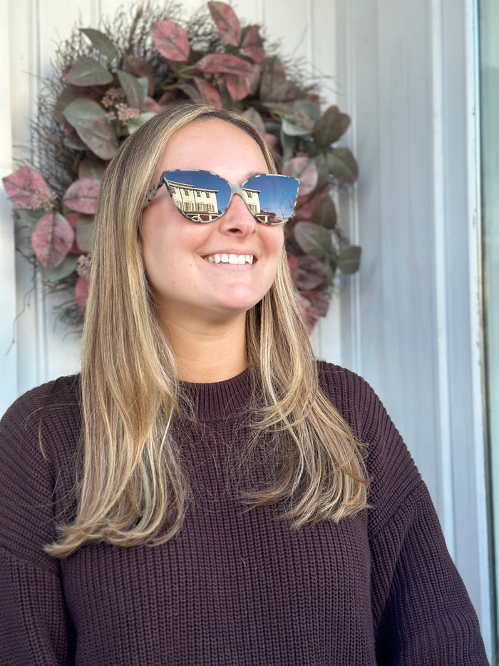 Krewe Monroe Nylon Matte Oyster Sunglasses