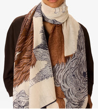 Inoui Editions Toutou Motif Scarf