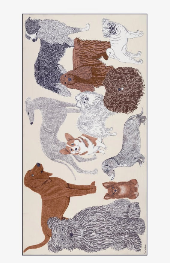 Inoui Editions Toutou Motif Scarf