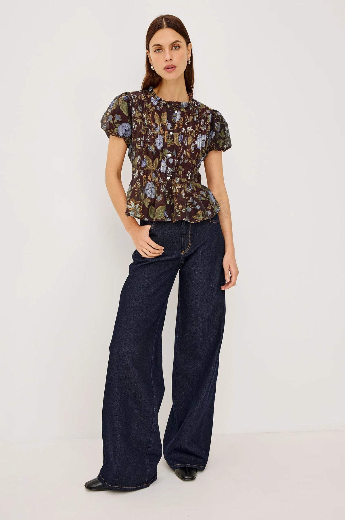 Rails Pepper Floral Print Blouse