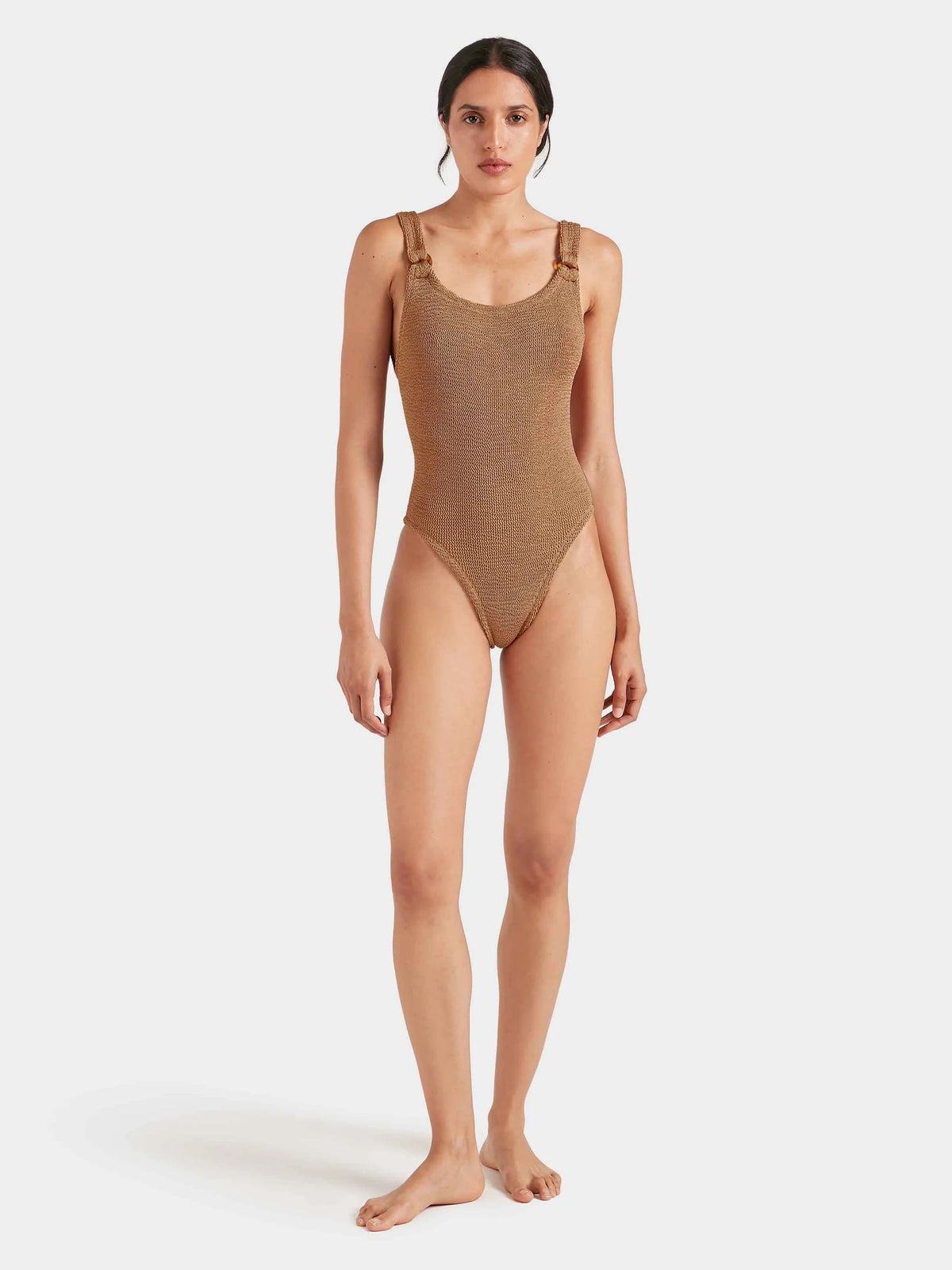 Hunza G Domino Scoop Neck Swim