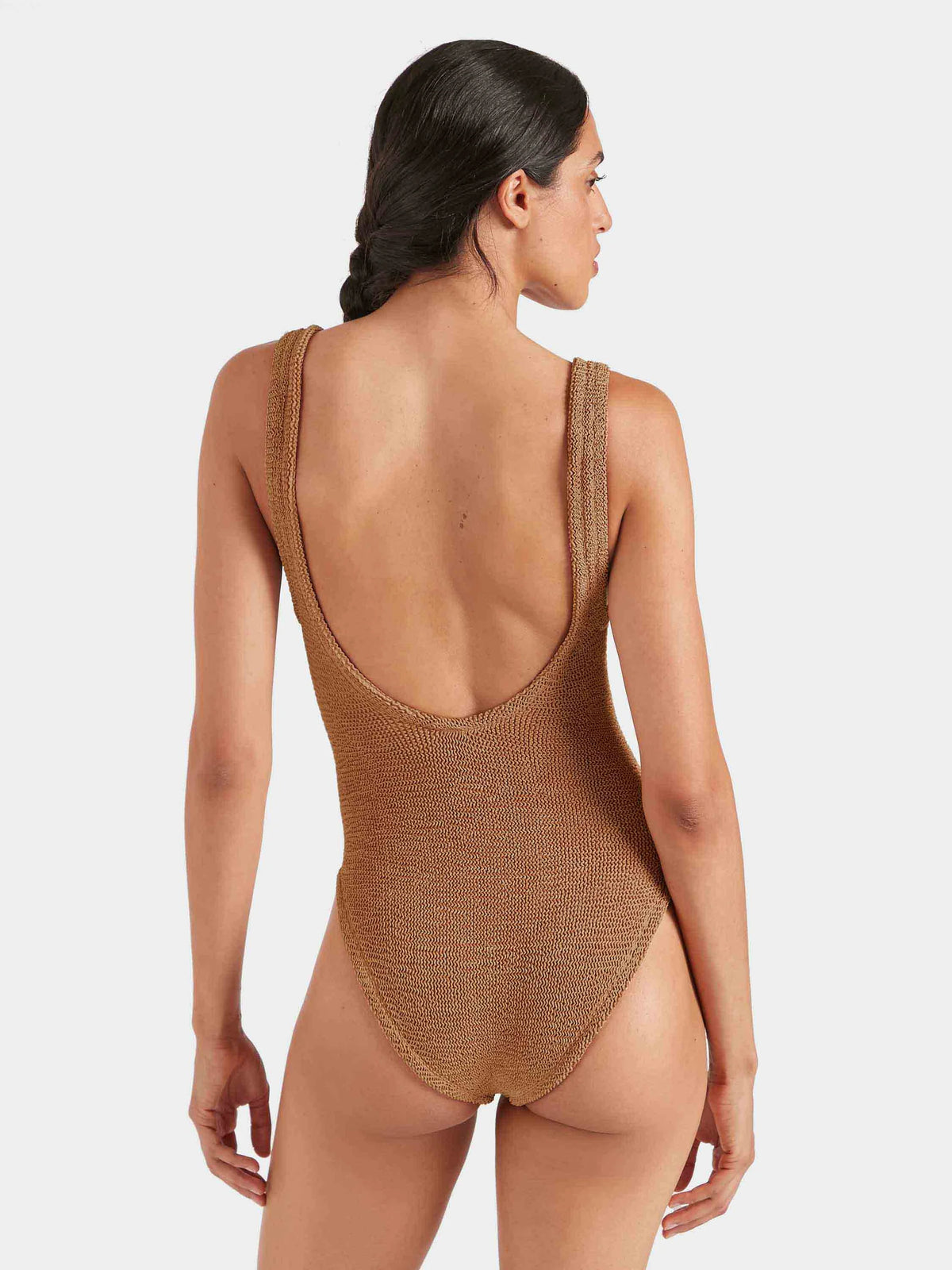 Hunza G Domino Scoop Neck Swim