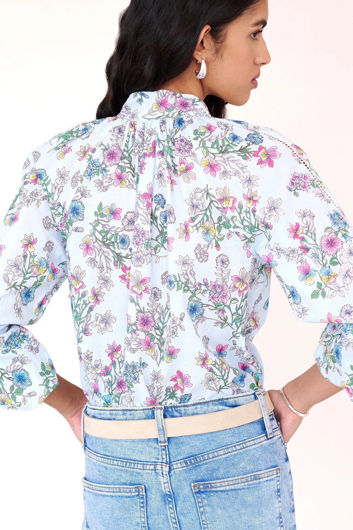 Banjanan Tara Floral Print Blouse