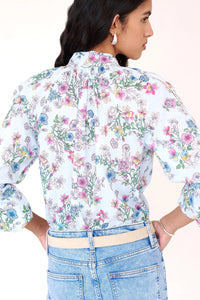 Banjanan Tara Floral Print Blouse