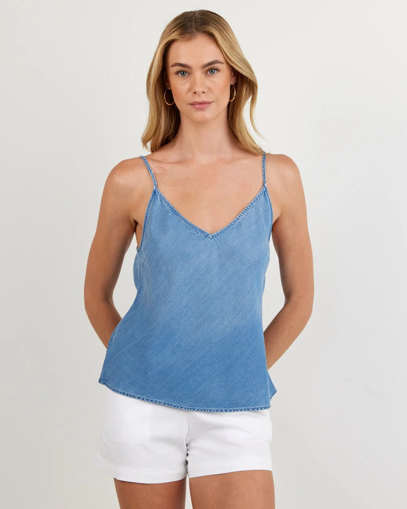 Bella Dahl Indigo Harbor Wash Cami