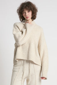 Look by M Chunky Mock Neck Sweater