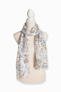 Look by M Summer Wildflower Long Scarf