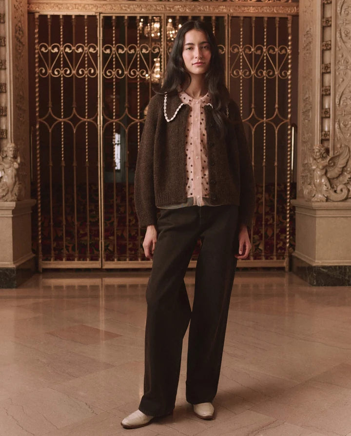 The Great Crochet Collar Cardigan