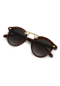 Krewe St. Louis II Espresso 18k Sunglasses