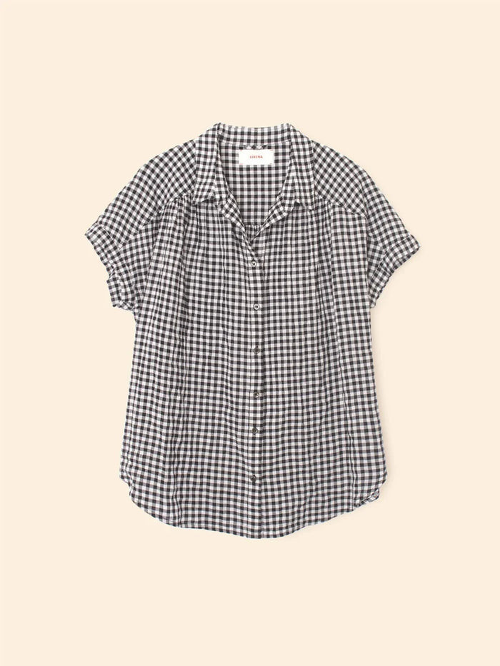 Xirena Paxton Gingham Shirt Final Clearance