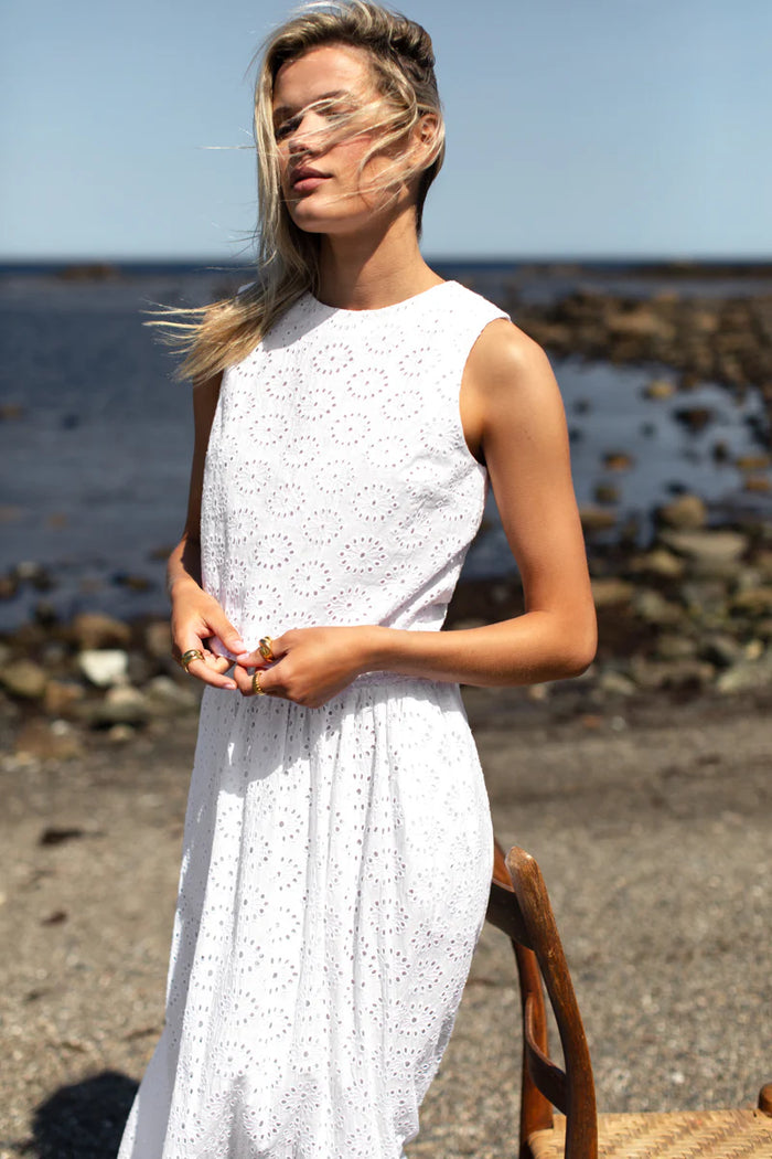 Emerson Fry Salt Eyelet Studio Top