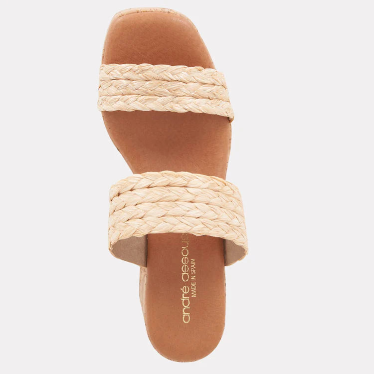 Andre Assous Cairo Raffia Heel Sandal