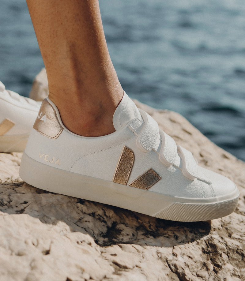 Veja Recife Leather White Platine Sneaker