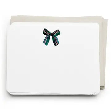 E.Frances Plaid Bow Notecard Set