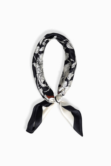 Common Knit Silk Bandana Scarf