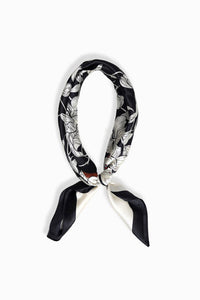 Common Knit Silk Bandana Scarf