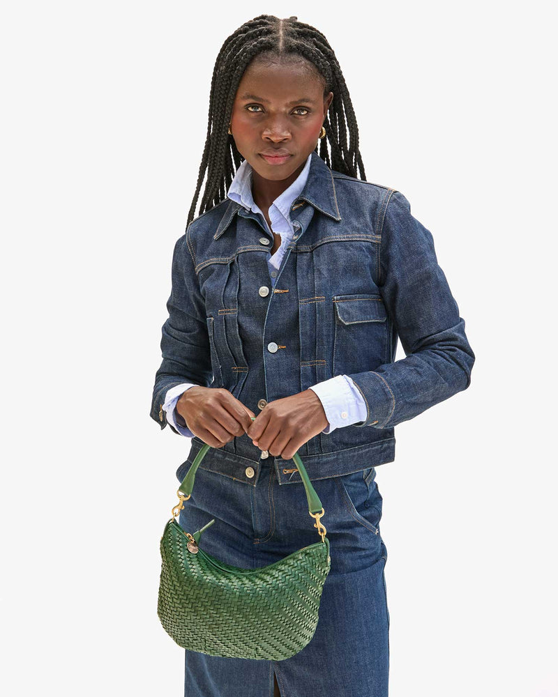Clare V Petit Moyen Evergreen Messenger Bag