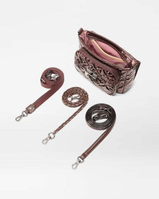 マリ様 Espresso Brown Shoulder Purse | MZ Wallace