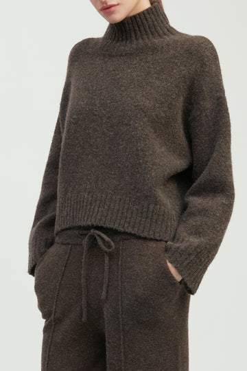 Common Knit Chunky Mockneck Sweater