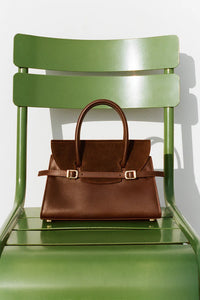 Simkhai River Suede Top Handle Bag