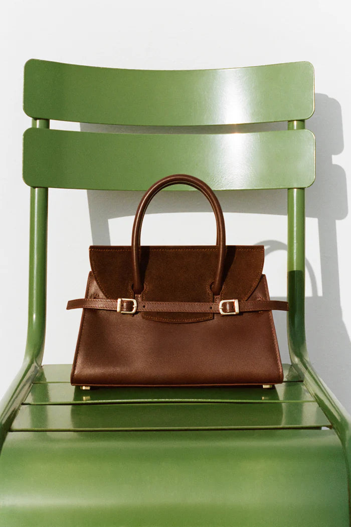 Simkhai River Suede Top Handle Bag
