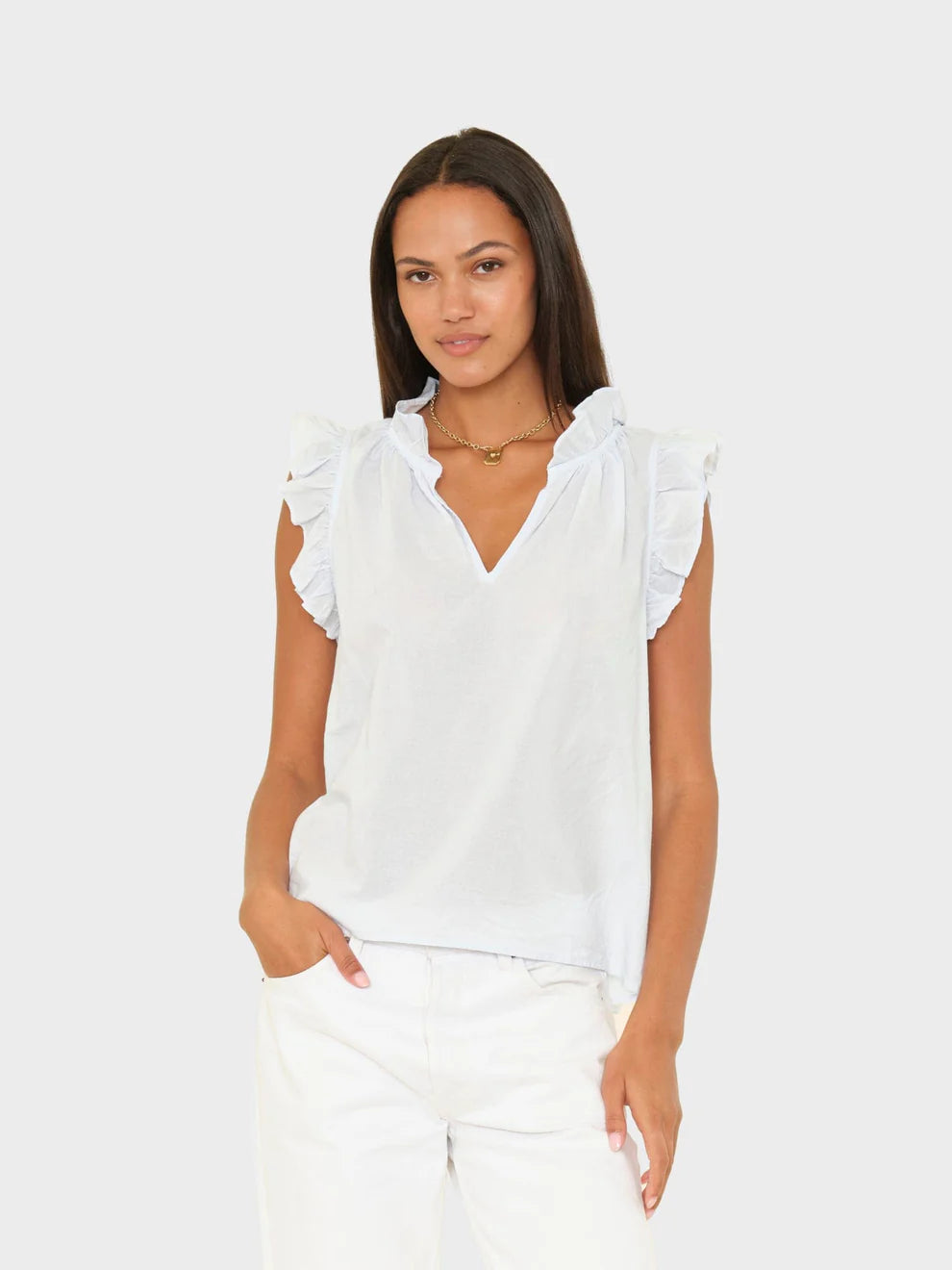 Xirena Bex Cotton Poplin Top