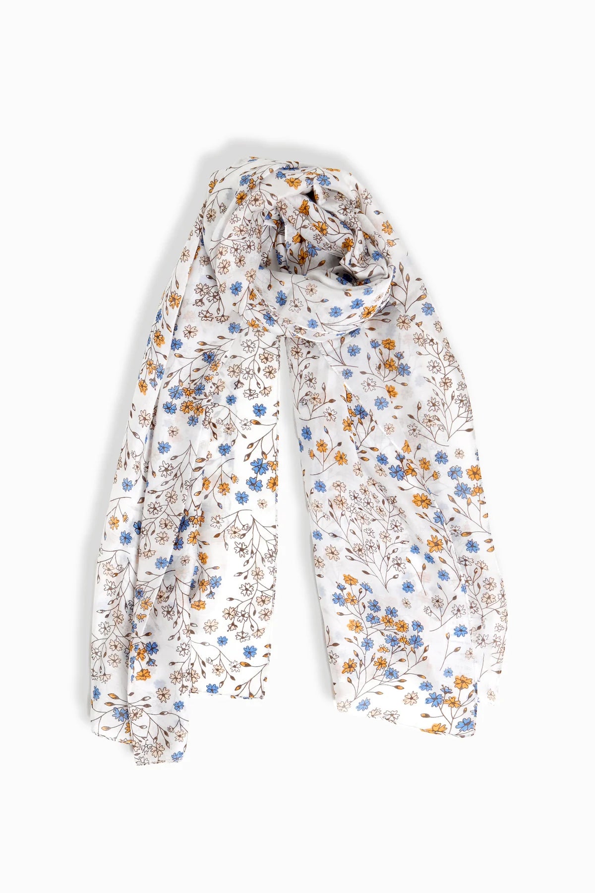 Look by M Summer Wildflower Long Scarf