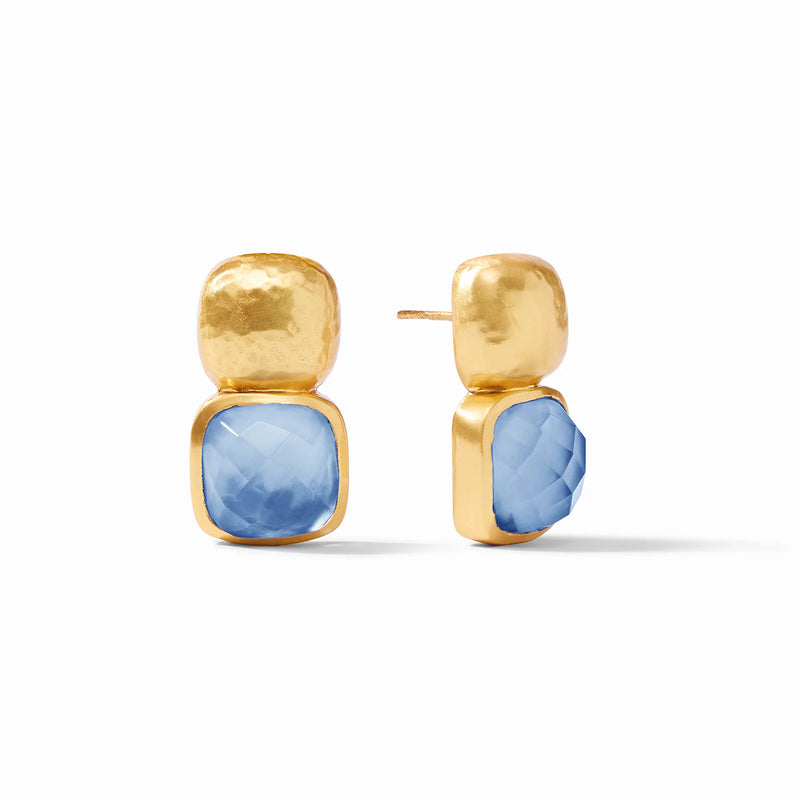 Julie Vos Catalina Chalcedony Blue Earring