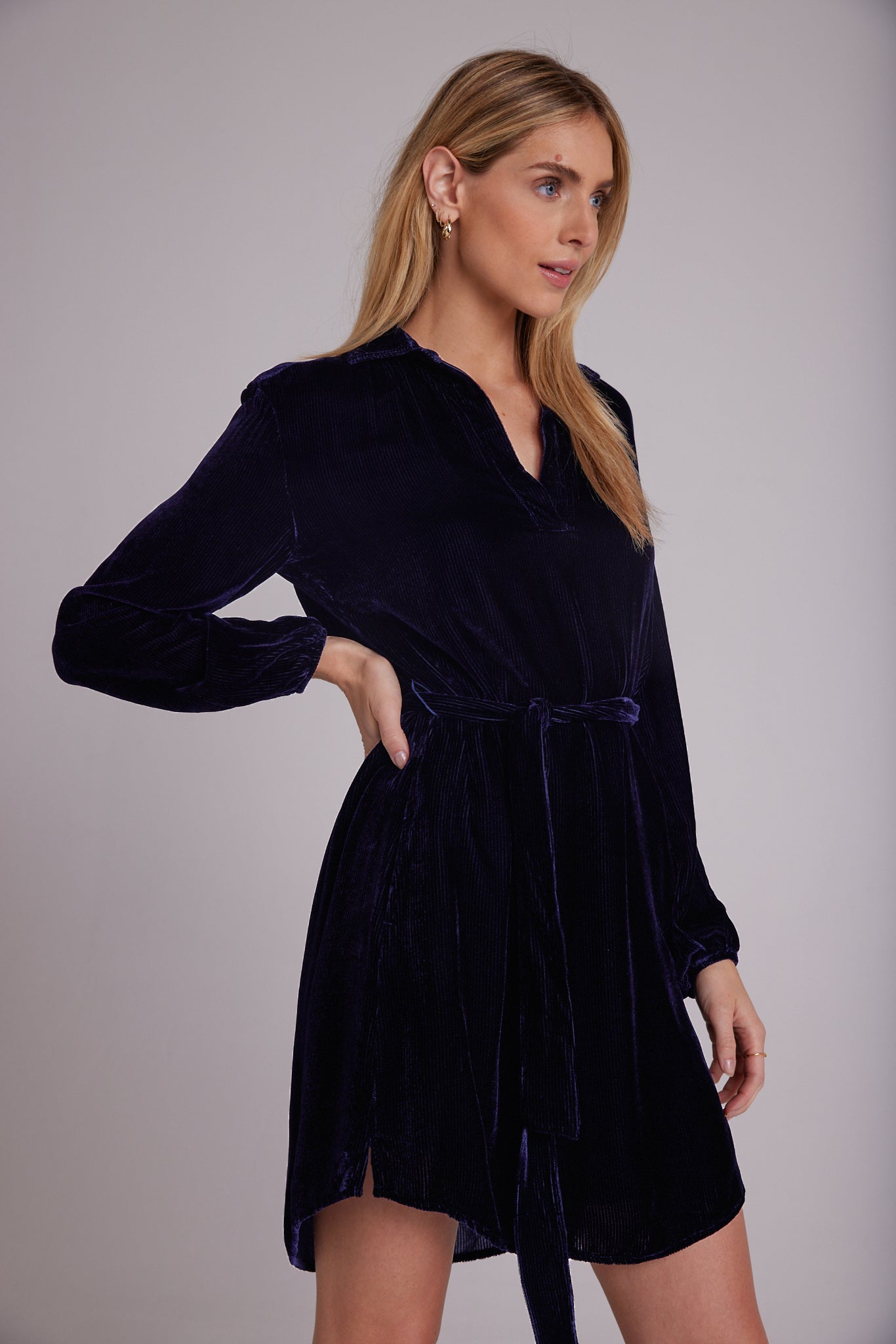 Bella Dahl Velvet Corduroy Tunic Dress