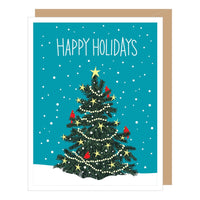 Holiday Tree Christmas Card Box