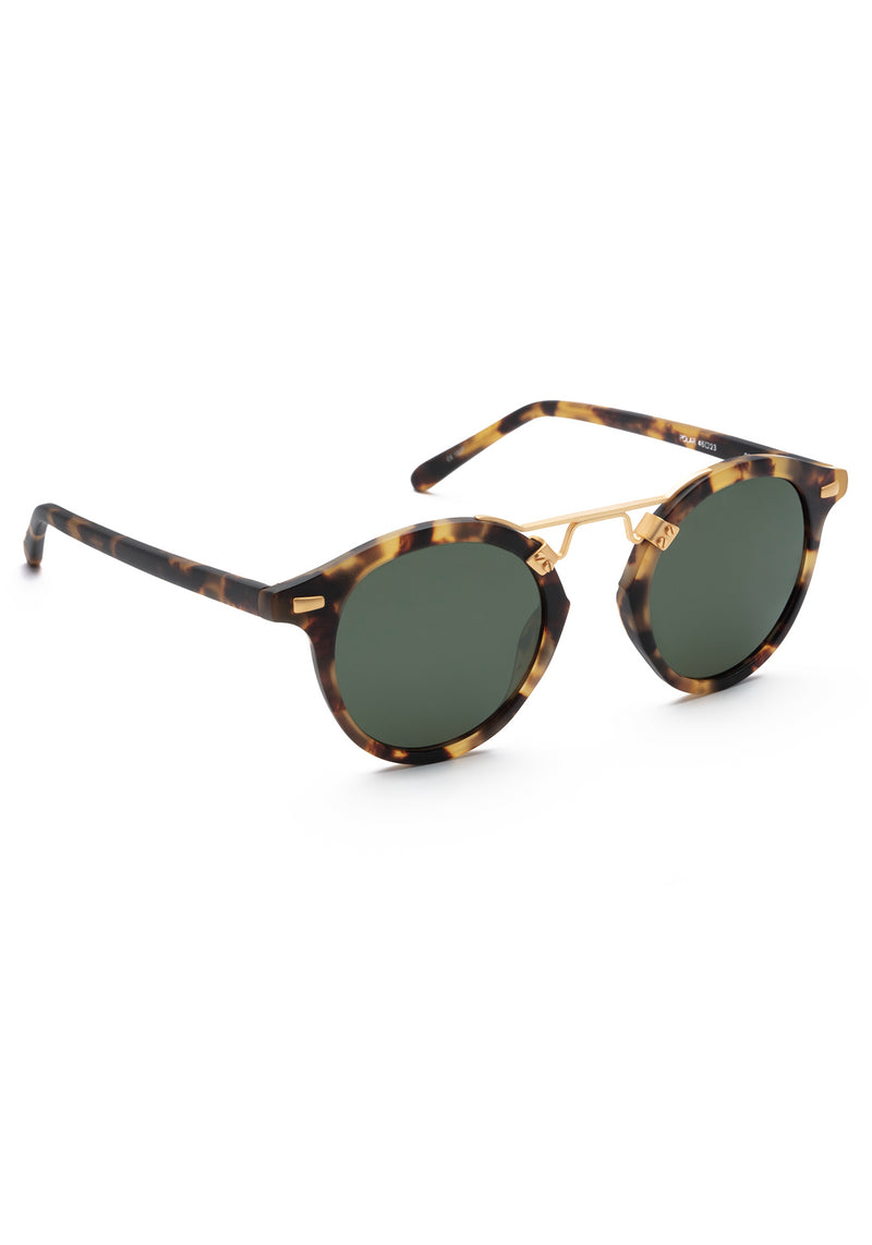 Krewe St. Louis Matte Tokyo Tortoise Sunglasses