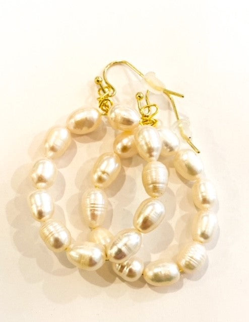 Stephen Pink Freshwater Pearl Earrings