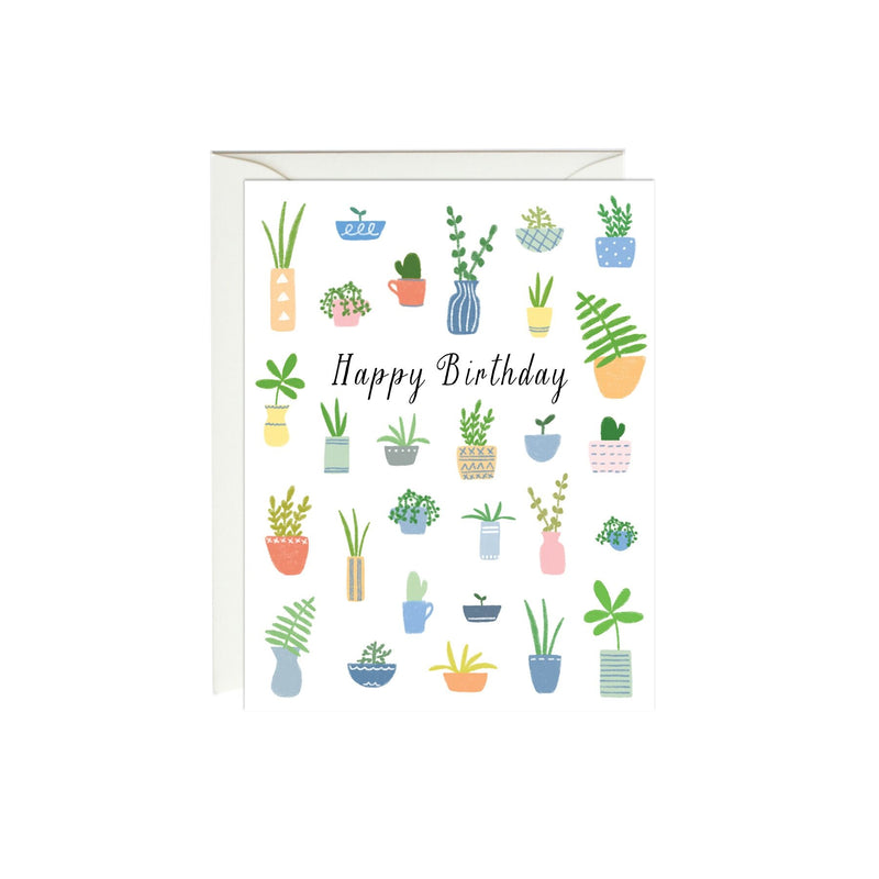 Birthday Plants Card