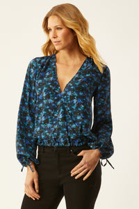 Ecru Lawrence Slouchy Crossover Top