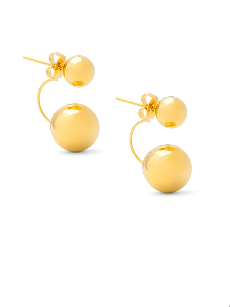 RHO Jewelry Double Bead Earring