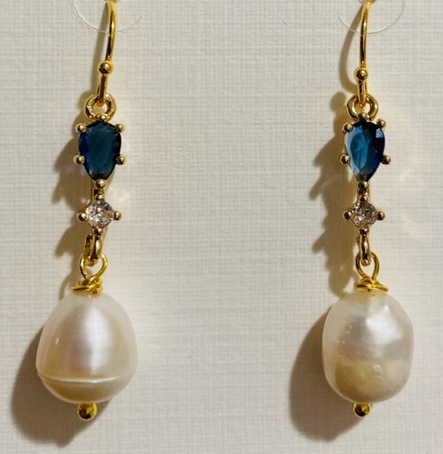 Stephen Pink Gemstone Colored Crystal Earrings