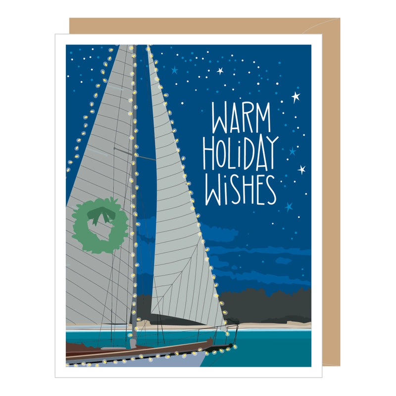 Holiday Sailboat Card