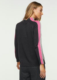 Zaket & Plover Contrast Funnel Neck Sweater