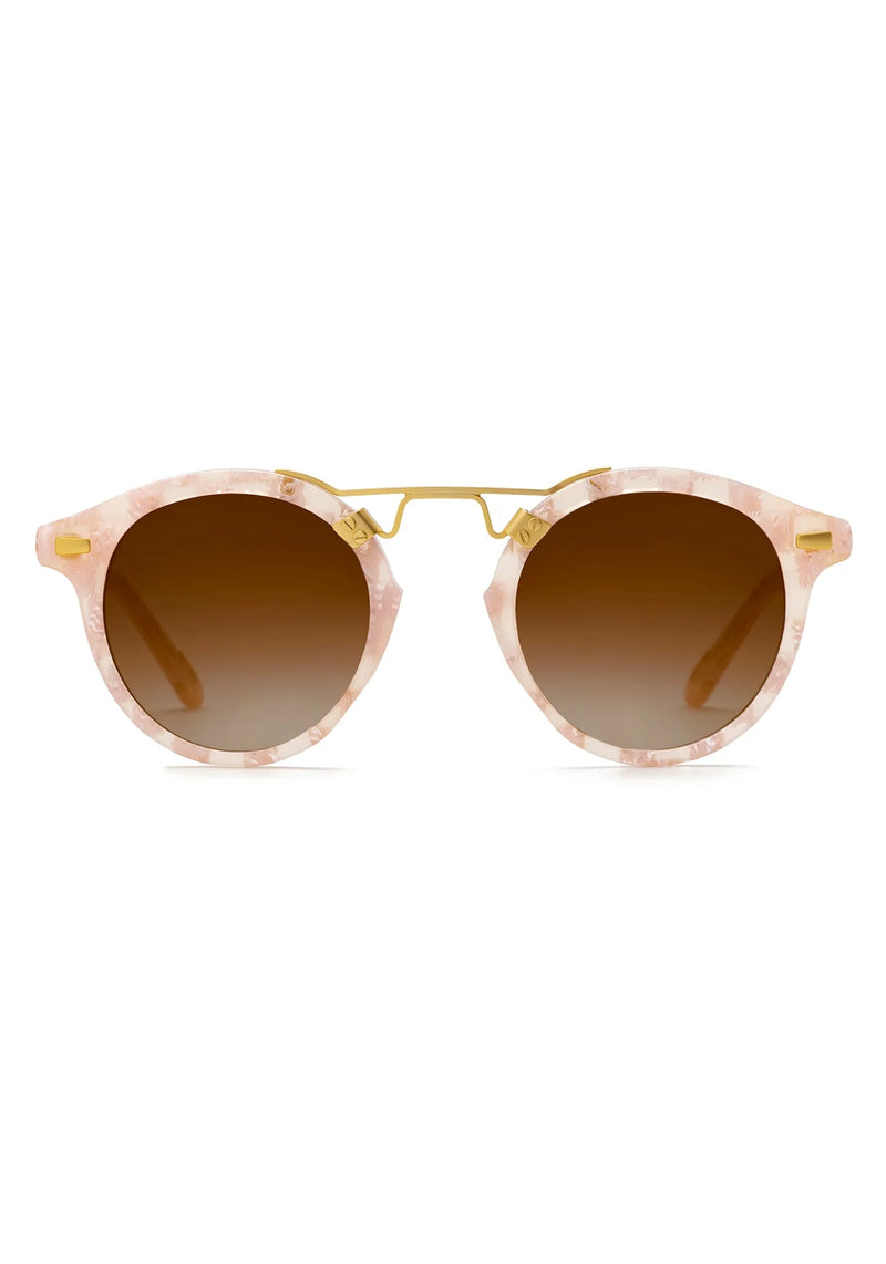 Krewe St. Louis Plaid 18K Sunglasses