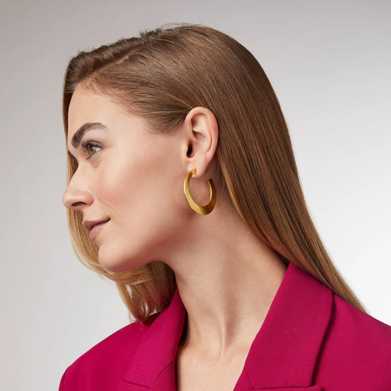 Julie Vos Luna Loop Earrings